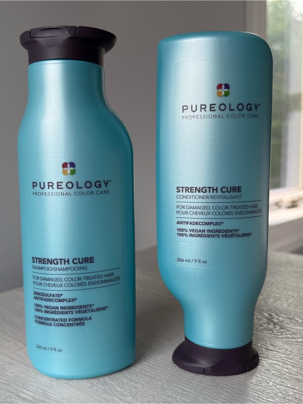 Pureology Strength Cure Shampoo & Conditioner Duo New AUTHENTIC Full Size